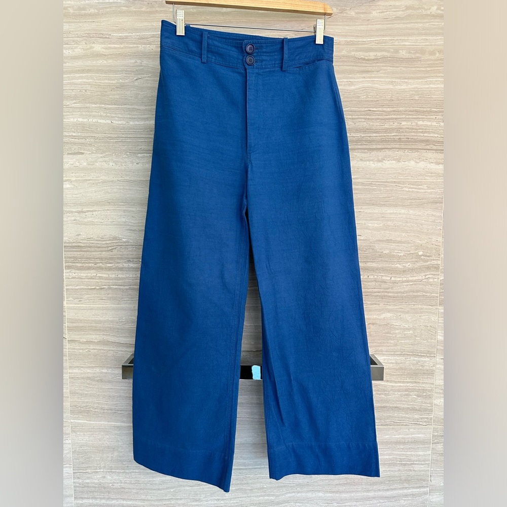 Elegant Blue Women's Pants